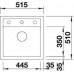 OUTLET BLANCO DALAGO 5 Silgranit® zlewozmywak biały, 518524 OTWIERANE