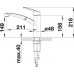 BLANCO Nea-S bateria kuchenna, chrom 520296