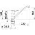 BLANCO Orion-F Bateria kuchenna pod okno chrom 514207