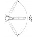 BLANCO Orion-F Bateria kuchenna pod okno chrom 514207