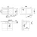 BLANCO Prion 5 S PuraPlus® Zlewozmywak ceramiczny szarość aluminium 512855