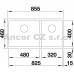BLANCO Subline 480/320 U Silgranit®PuraDur®II Zlewozmywak alumetalik 519486