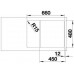 BLANCO ZIA 45 S Compact Silgranit PuraDur Antracyt, korek automatyczny 524711