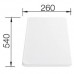 BLANCO Deska z tworzywa biała, 540x260, 210521