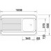 BLANCO R-ES 10x6 stal matowa zlewozmywak 222458