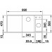BLANCO Axia III 6 S-F Silgranit PuraDur antracyt zlewozmywak komora lewa 524669