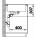 BLANCO Axia III 6 S-F Silgranit PuraDur antracyt zlewozmywak komora lewa 524669
