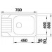 BLANCO DINAS XL 6 S Compact Zlewozmywak Stal szczotkowana, odwracalny, korek auto. 525120