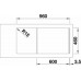 BLANCO ADON XL 6S Silgranit PuraDur Beton odwracalny, korek auto., InFino 525298