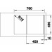 BLANCO Axia Iii 45 S Silgranit Puradur Czarny 525840
