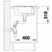 BLANCO METRA 6 S Compact Silgranit PuraDur Zlewozmywak czarny, korek.aut. 525925