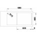 BLANCO SITY XL 6 S Silgranit PuraDur Czarny prawa, InFino, z akcesoriami lemon 525966