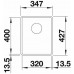 BLANCO SUBLINE 320-F Silgranit PuraDur Zlewozmywak Czarny, InFino 525982