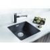 BLANCO SUBLINE 400-F Silgranit PuraDur Czarny, InFino 525988