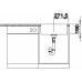 BLANCO SUBLINE 500-IF/A SteelFrame Silgranit PuraDur Czarny, InFino 526000