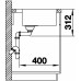 BLANCO SUBLINE 500-IF/A SteelFrame Silgranit PuraDur Czarny, InFino 526000