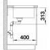 BLANCO SUBLINE 700-U Silgranit PuraDur Czarny, InFino 526001