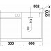 BLANCO MODEX-M 60 Silgranit Zlewozmywak PuraDur Czarny, prawy, InFino 526112