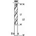 BOSCH Wiertło do metalu HSS-Co Standard 2,5x30x57mm 2608585841