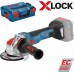 BOSCH GWX 18 V-10 SC Aku szlifierka kątowa X-LOCK, 125mm, bez baterii 06017B0400