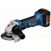 BOSCH GWS 18-125 V-LI Akumulatorowa szlifierka kątowa, 2 x 5,0Ah, L-Boxx, 060193A30L