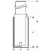 Bosch Frezy do wpustów 12 mm, D1 30 mm, L 40 mm, G 81 mm 2608628470