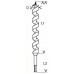 BOSCH Wiertło kręte do drewna, chwyt sześciokątny 12x95x160mm, d6,35mm 2608585699
