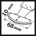 BOSCH Brzeszczot segmentowy Carbide-RIFF 68 x 10 mm 2608662578