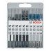 BOSCH 10-częściowy zestaw brzeszczotów do wyrzynarek Basic for Metal and Wood 2607010630