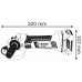 BOSCH Szlifierka kątowa GWS 18-125 V-LI 2 x 4.0Ah Li-Ion+scyzoryk Swiss Peak,060193A30B