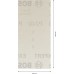 BOSCH Siatka szlifierska EXPERT M480, 93 x 186 mm, G 240, 50 szt. 2608900758