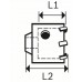 BOSCH Koronka wiertnicza SDS-plus-9 do adapterów sześciokątnych, 68x50x80mm, 6 2608550076