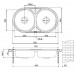 Franke Baltic BTN 620, 790x440 mm, Zlewozmywak stal szlachetna, jedwab 101.0056.786