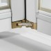 Roltechnik Drzwi prysznicowe CDZ2 900/1850, biały / transparentny 342-9000000-04-02