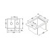 ALVEUS Cubo 20 zlewozmywak, 620 x 500 mm, beżowy 1067416