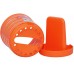 CURVER Ociekacz na sztućce 2-komorowy 12 x 12 cm pomarańczowy 03410-370