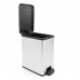 CURVER Kosz na odpady Slim Bin z pedałem 25 L srebrny 02339-582