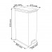 CURVER Kosz na śmieci Slim Bin 40L srebrny 02340-582