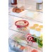 CURVER SMART COOK 0,6L Pojemnik okrągły szklany 16 x 7 cm transparentny/czerwony 00117-472