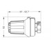 DANFOSS RAS-CK 5025Głowica termostatyczna , 013G5025