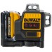 DeWALT DCE089D1R Laser samopoziomujący 3x360 czerwony (1x2,0Ah/10,8V 30/60m)