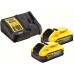 DeWALT DCK2050H2T Zestaw elektronarzędzi (DCD805+DCF850+DCB115+18V/5,0Ah PowerStack)Tstak