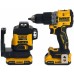 DeWALT DCK2095D2T Zestaw akumulatorowy (DCLE34031N+DCD805+DCB115+2×DCB183) walizka Tstak