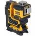 DeWALT DCLE34035D1 Akumulatorowy laser samopoziomujący 3x360 ° (18V/2,0Ah) T-stak