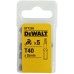 DeWALT DT7259 Końcówki wkrętarskie do wkrętów Torx, 25mm, 5szt.