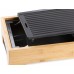 DOMO Bamboo Style Elektryczny grill stołowy Plancha (36x14cm/1000W) DO9270G