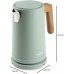 DOMO WOOD YOU Czajnik elektryczny (1,7l/2200W), stal nierdzewna, zielony DO9282WK