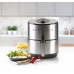 DOMO Digitale Heißluftfritteuse, 4 l, 1500 W, Edelstahl DO530FR