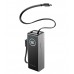 EcoFlow RAPID Powerbank (25 000 mAh, 170 W) 2×100 W wbudowany kabel USB-C – srebrna