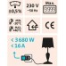 EXTOL LIGHT Miernik zużycia energii elektrycznej z gniazdkiem, kW, kWh, CO2 43900